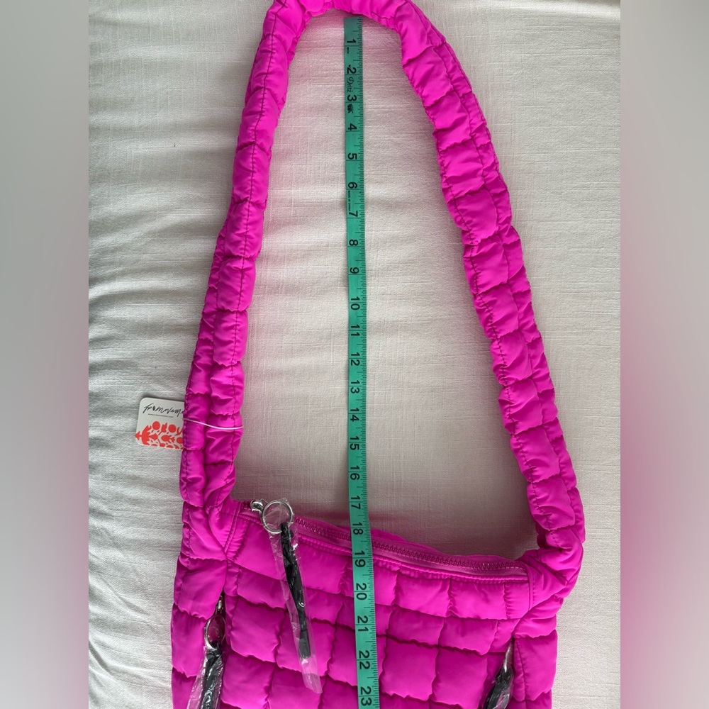 Free People Movement Quilted Baby Carryall Sling Bag Candy Pink - Picture 7 of 9